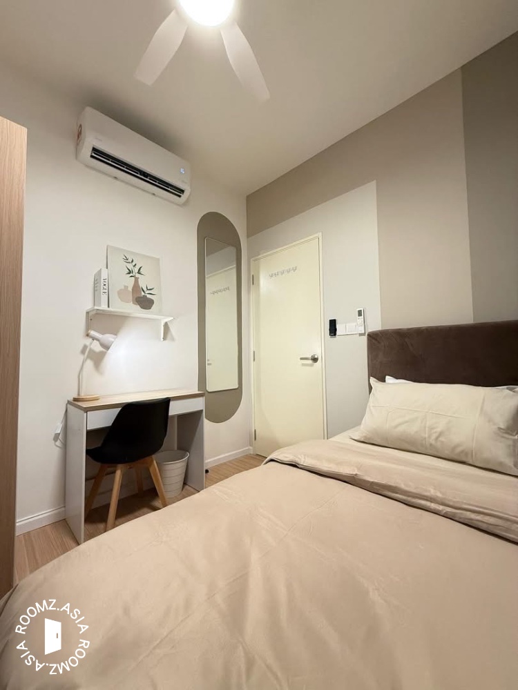 Furnished Private Studio for rent at Happy Garden,OUG,Kuchai Lama, Jalan Klang Lama -Near Mid Valley & Bangsar with private 🛁bathroom burn