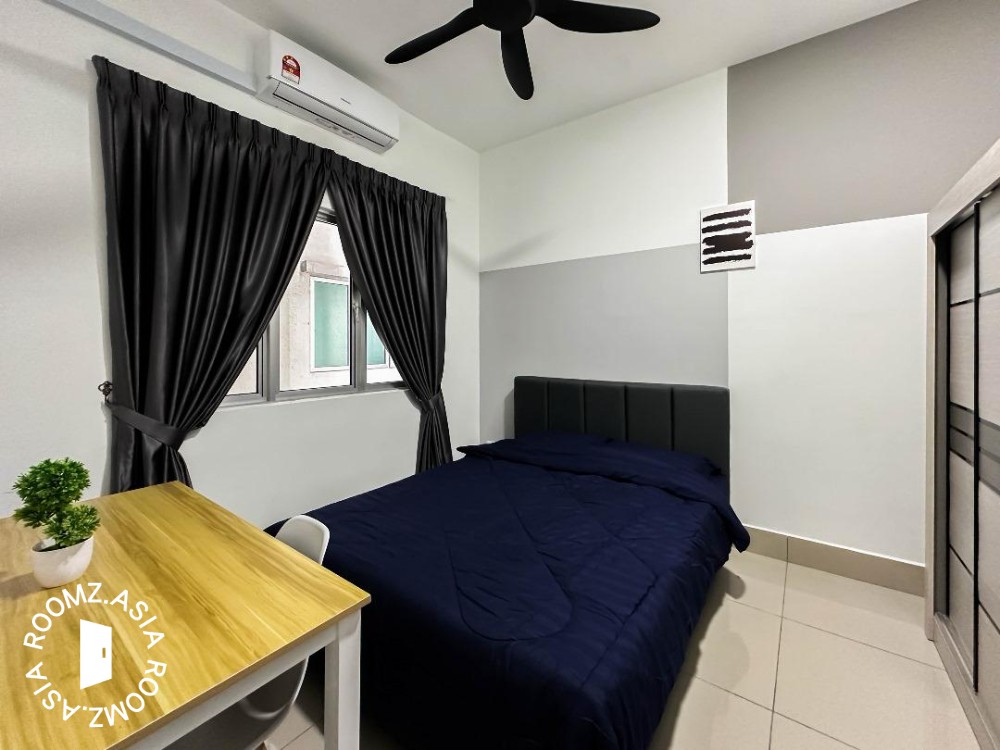Fully Furnished Studio Room For Rent at Razak City Residences, Kuala Lumpur with private 🛁bathroom