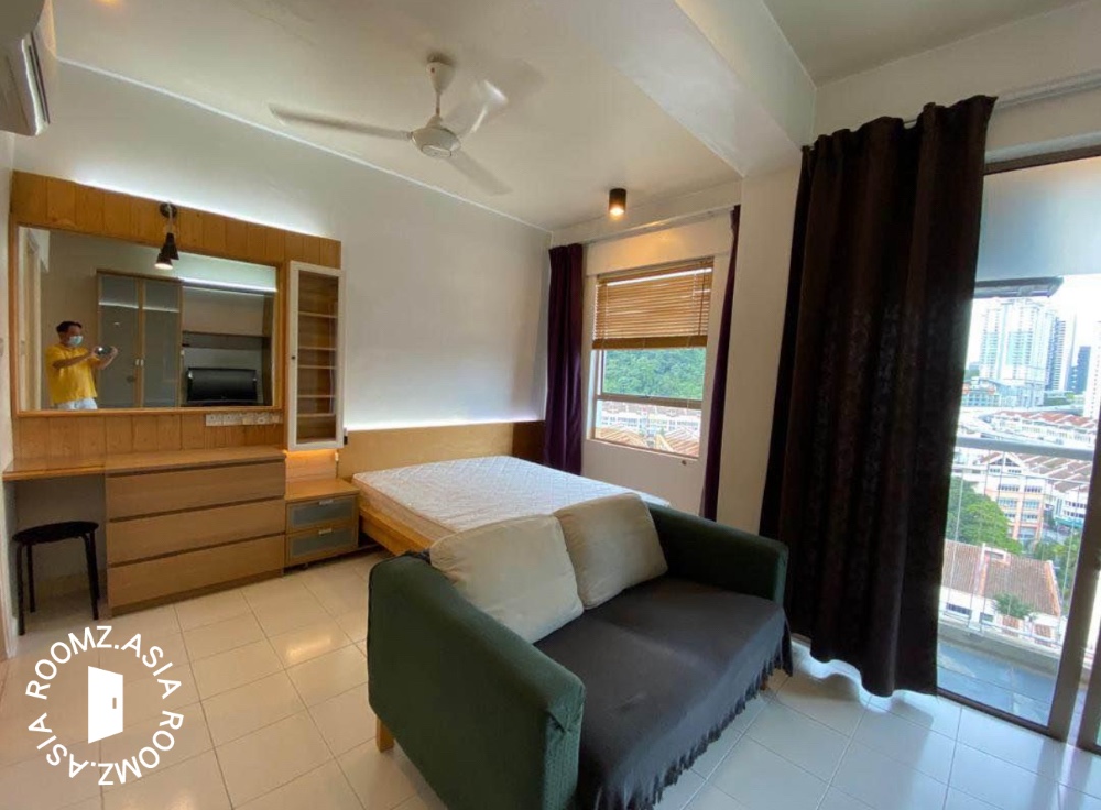 Studio room for rent Parkview Service Apartment, Kuala Lumpur at with private 🛁bathroom