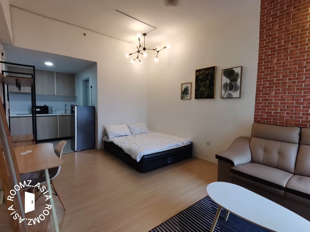 Studio room for rent at Una Serviced Apartment with private 🛁bathroom