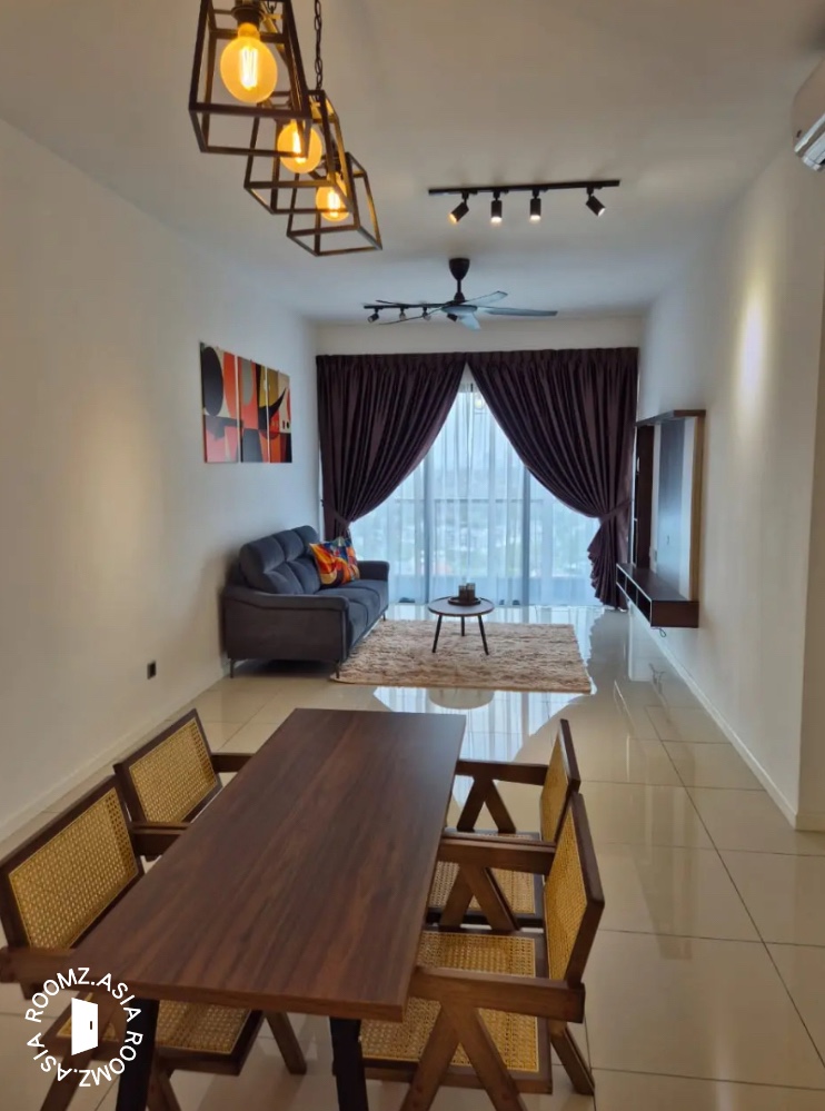 Fully furnished studio unit with private bathroom